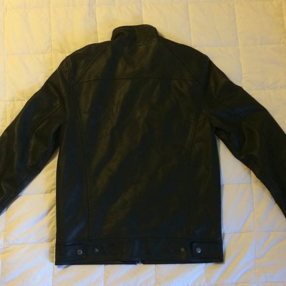 Guess Faux Leather Moto Jacket - Picture 5 of 8